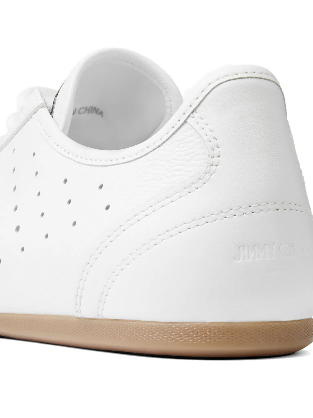 Jimmy Choo Sunny perforated sneakers Wit