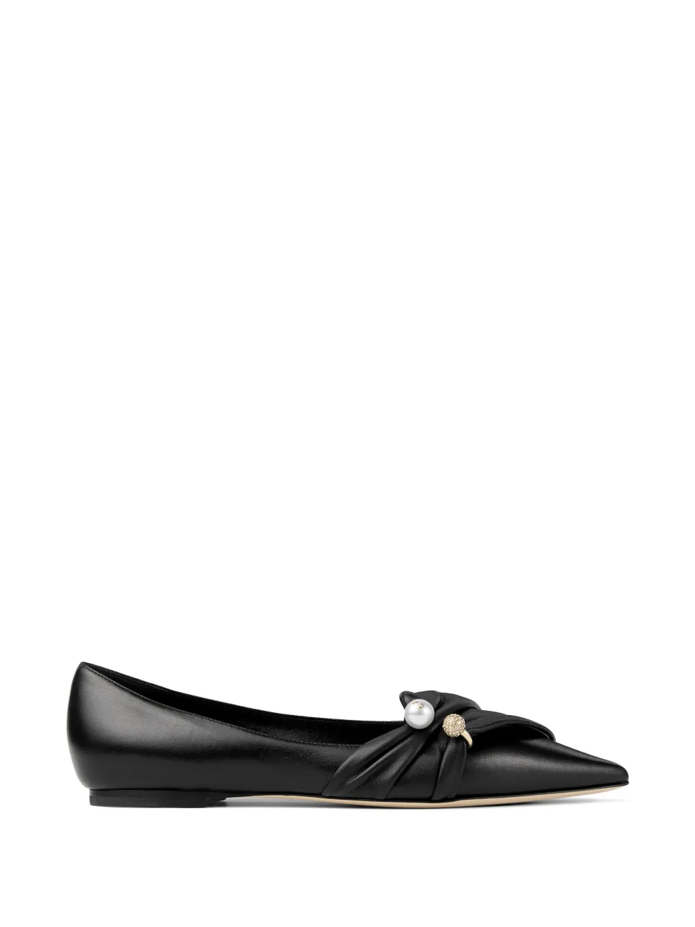 Jimmy Choo Ballerine Rafi con decorazione - Nero