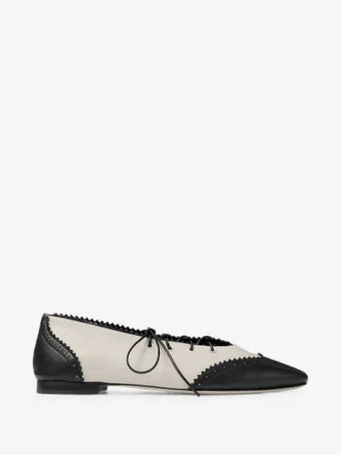 Jimmy Choo Margot lace-up ballet flats