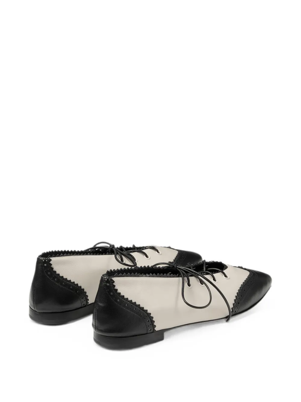 Jimmy Choo Margot lace-up ballet flats Beige