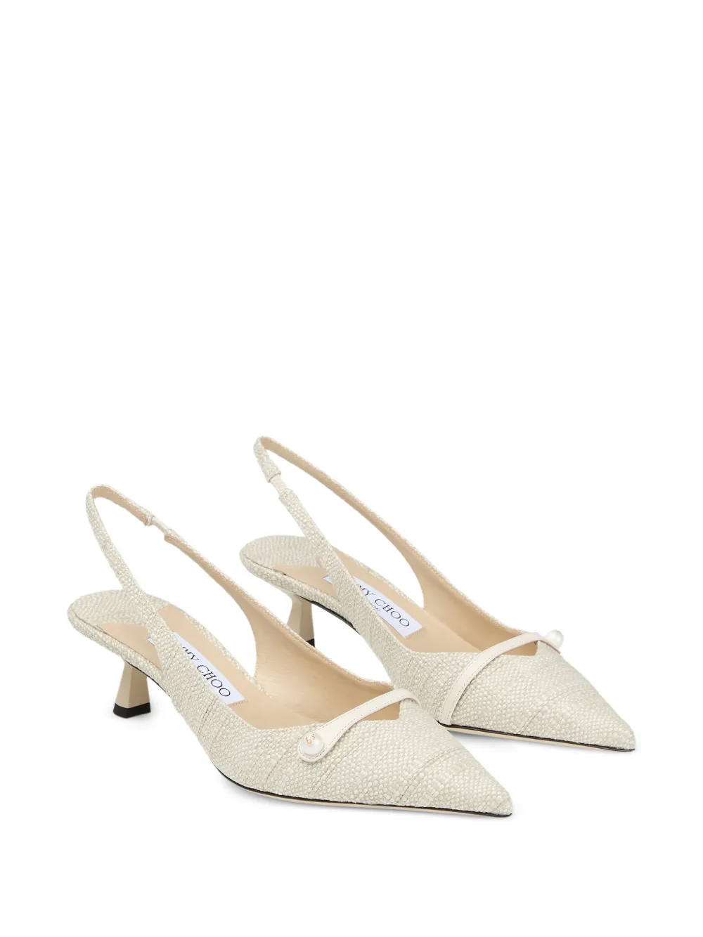 Jimmy Choo Amita 45 slingback pumps Beige
