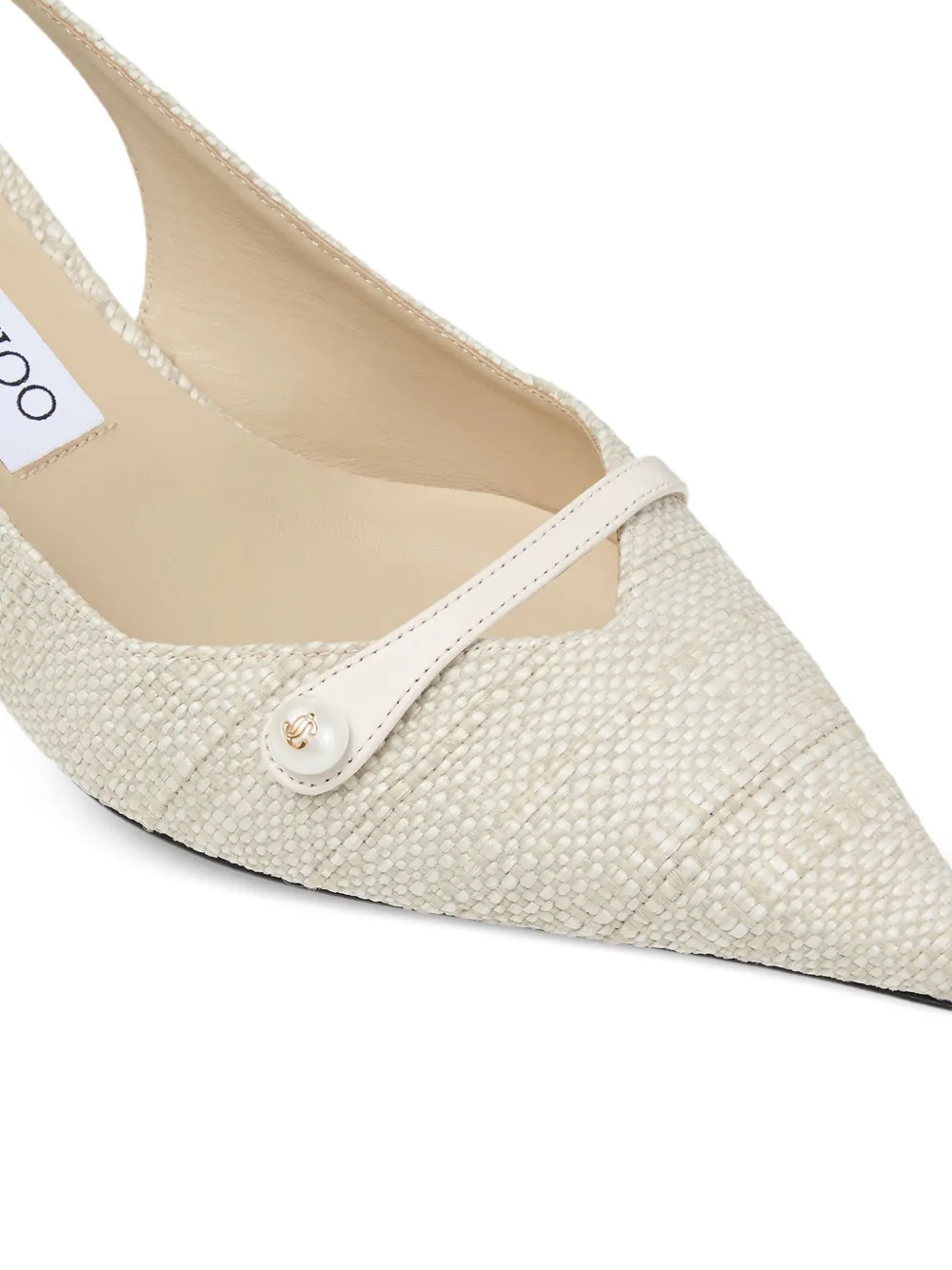 Jimmy Choo Amita 45 slingback pumps Beige