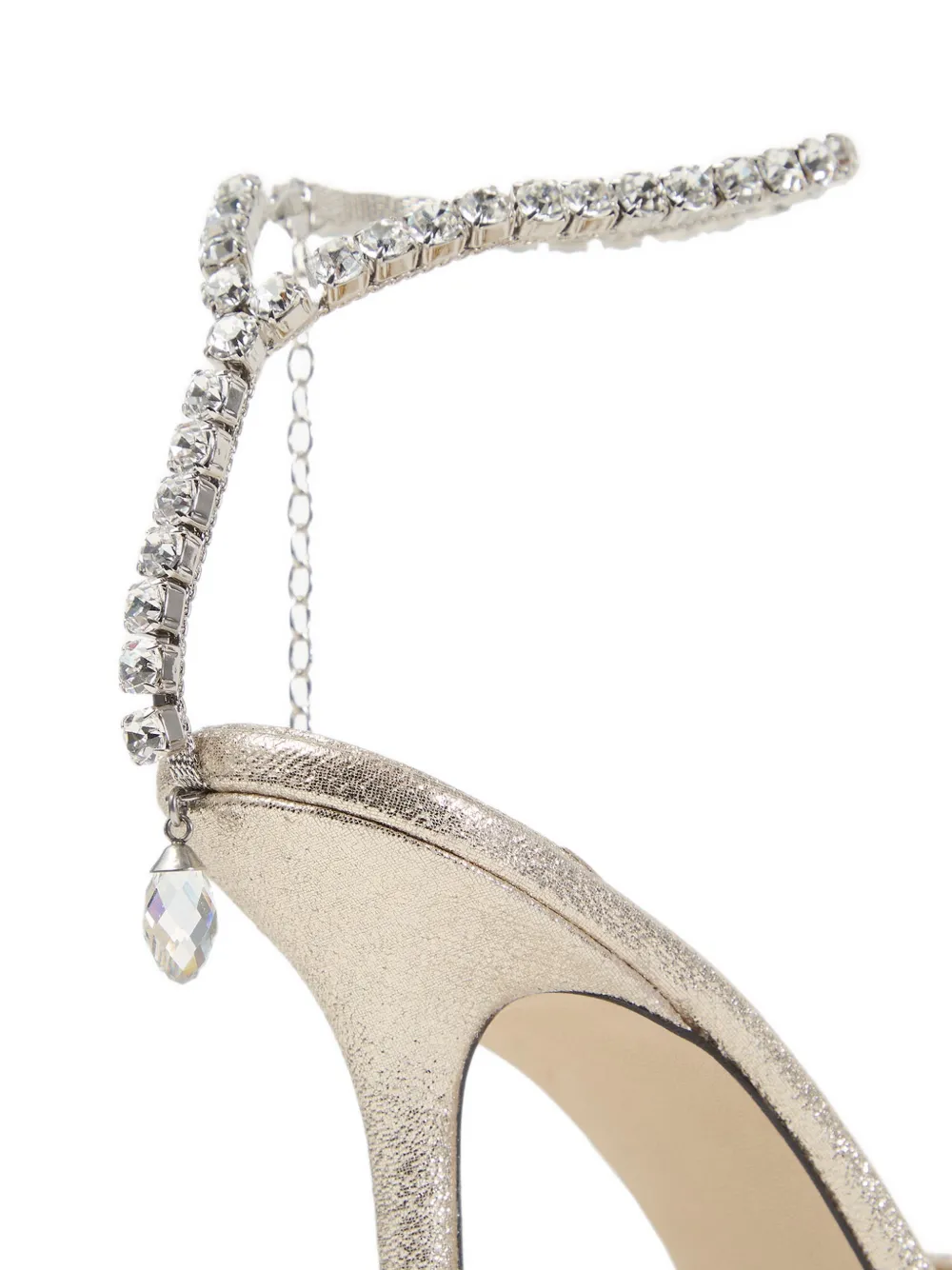 Jimmy Choo Saeda 100 pumps verfraaid met kristallen Goud