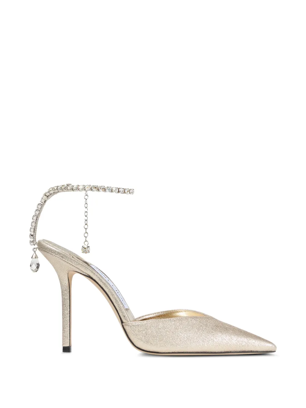 Jimmy Choo Pumps mit Kristallen - Gold