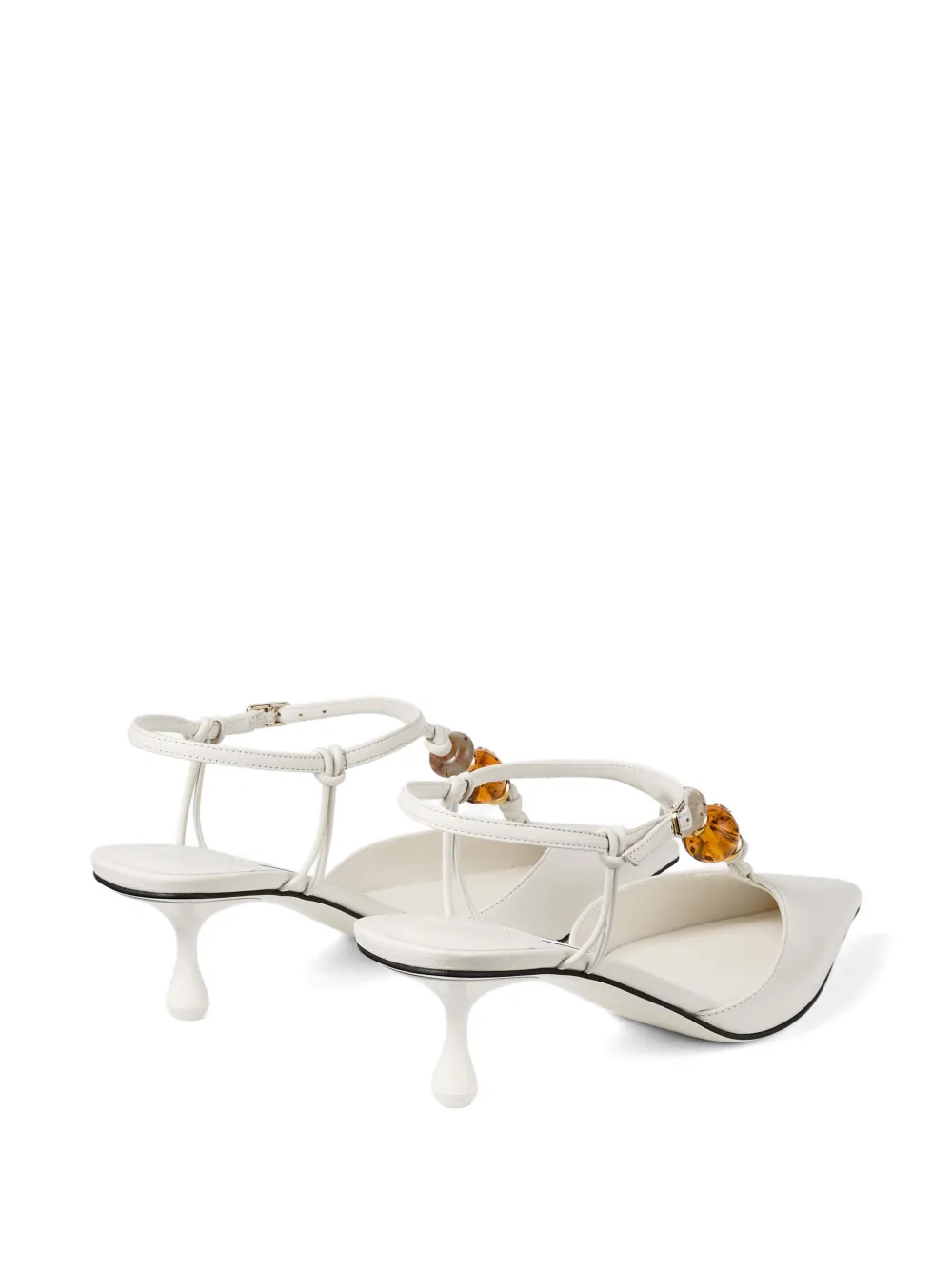 Jimmy Choo Lauri pumps verfraaid met kralen Wit
