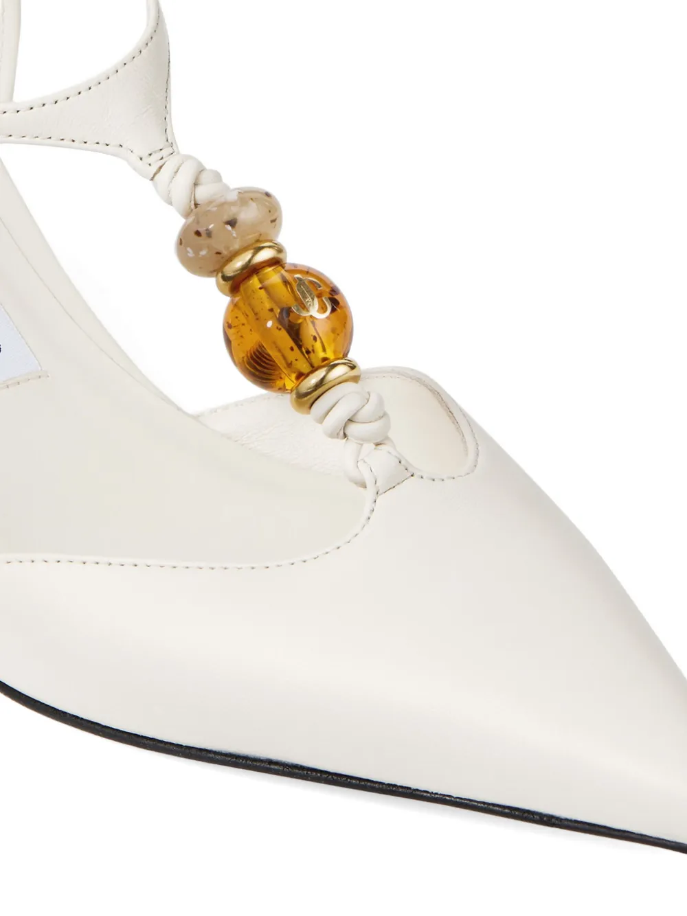 Jimmy Choo Lauri pumps verfraaid met kralen Wit