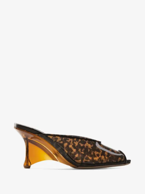 Jimmy Choo mules Glace Mule 80 à bout ouvert