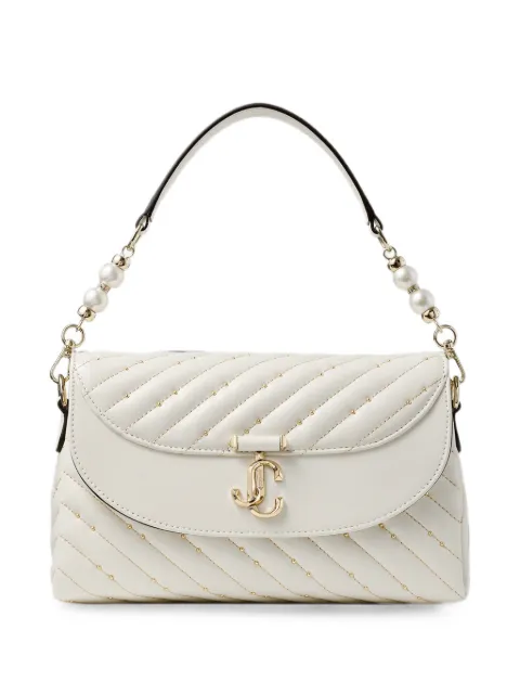 Curve top-handle shoulder bag