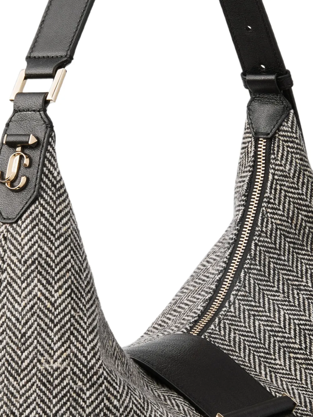 Jimmy Choo Medium Bar schoudertas Beige