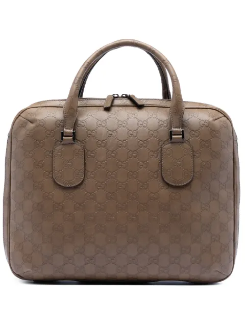 Gucci Pre-Owned 2016-2026 Guccissima business bag