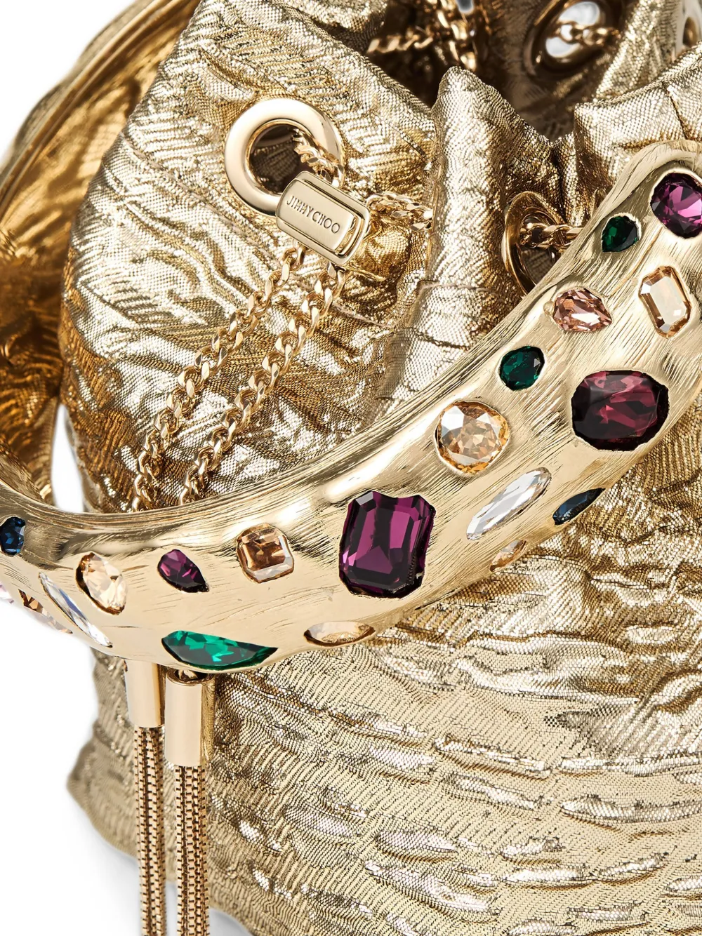 Jimmy Choo Bon bucket-tas Goud