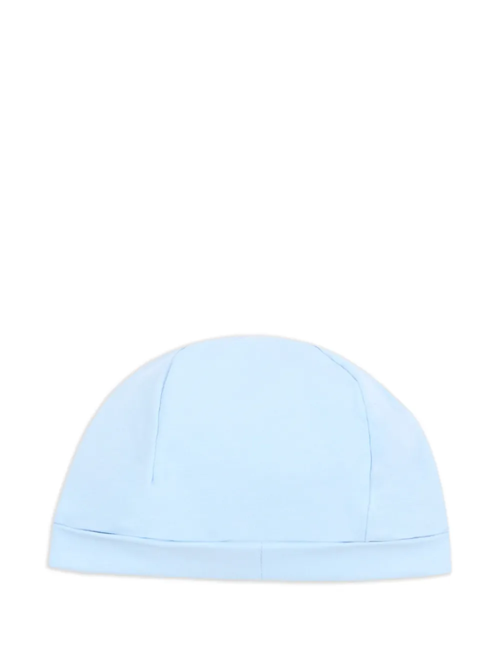 Le Boo Beebè Muts met borduurwerk Blauw