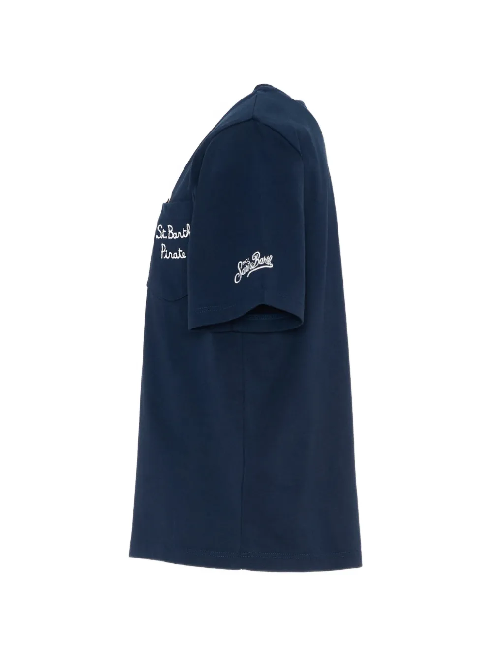 MC2 Saint Barth Kids T-shirt met borstzak Blauw