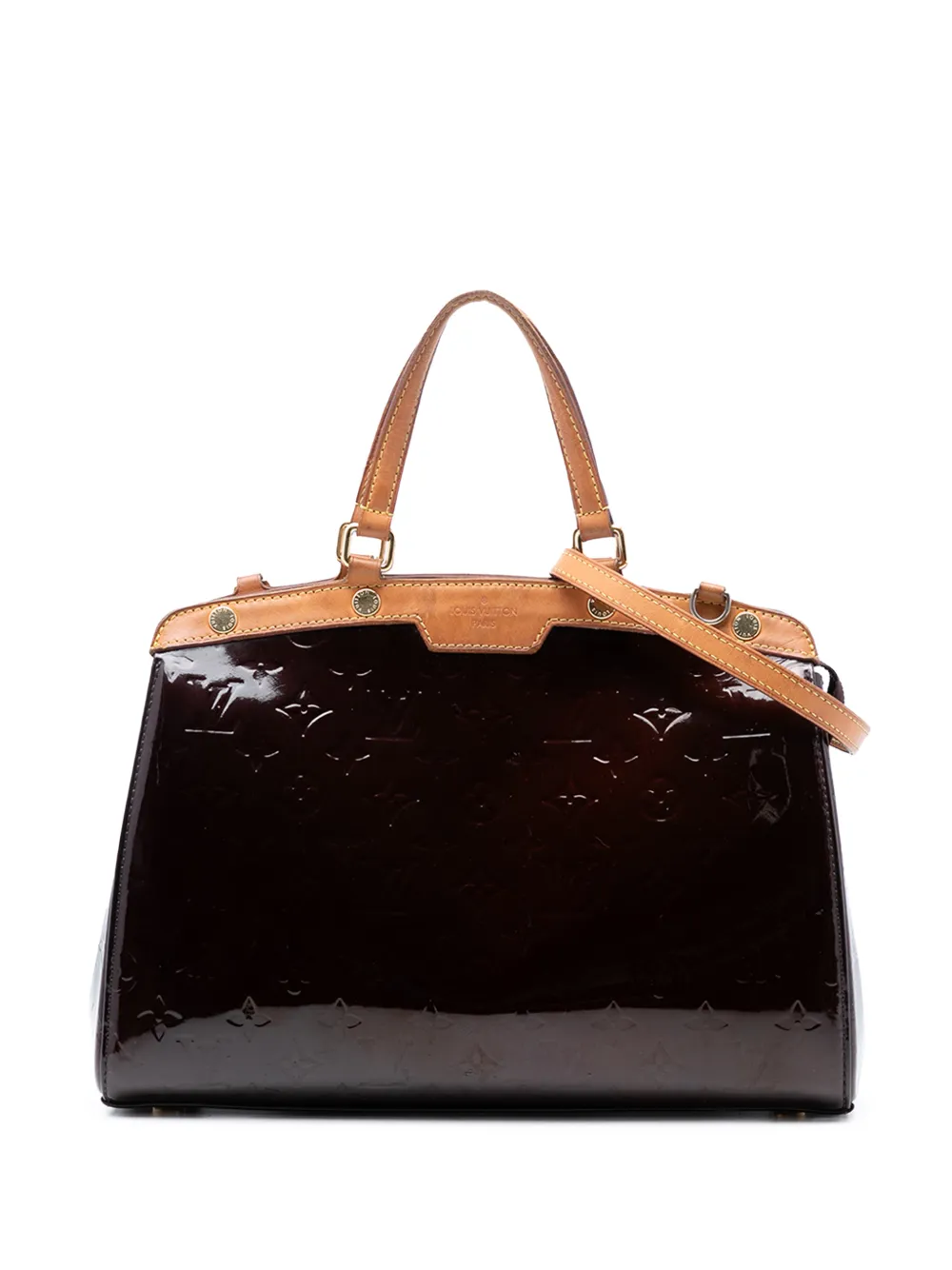 Louis Vuitton Pre-Owned 2014 Monogram Vernis Brea MM satchel - Viola