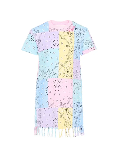 MC2 Saint Barth Kids patchwork fringe dress