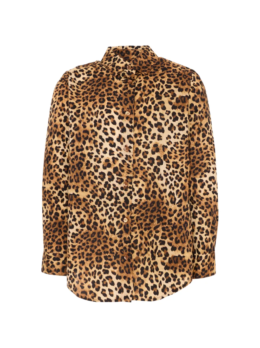 MC2 Saint Barth Kids leopard long-sleeve shirt - Nude