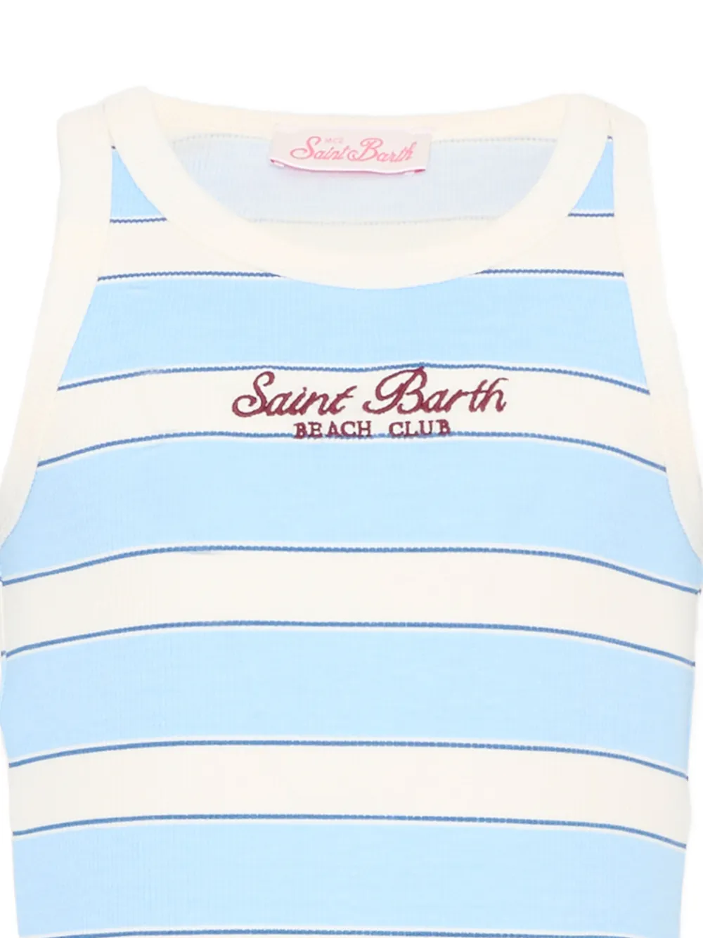MC2 Saint Barth Kids Gestreepte top Beige