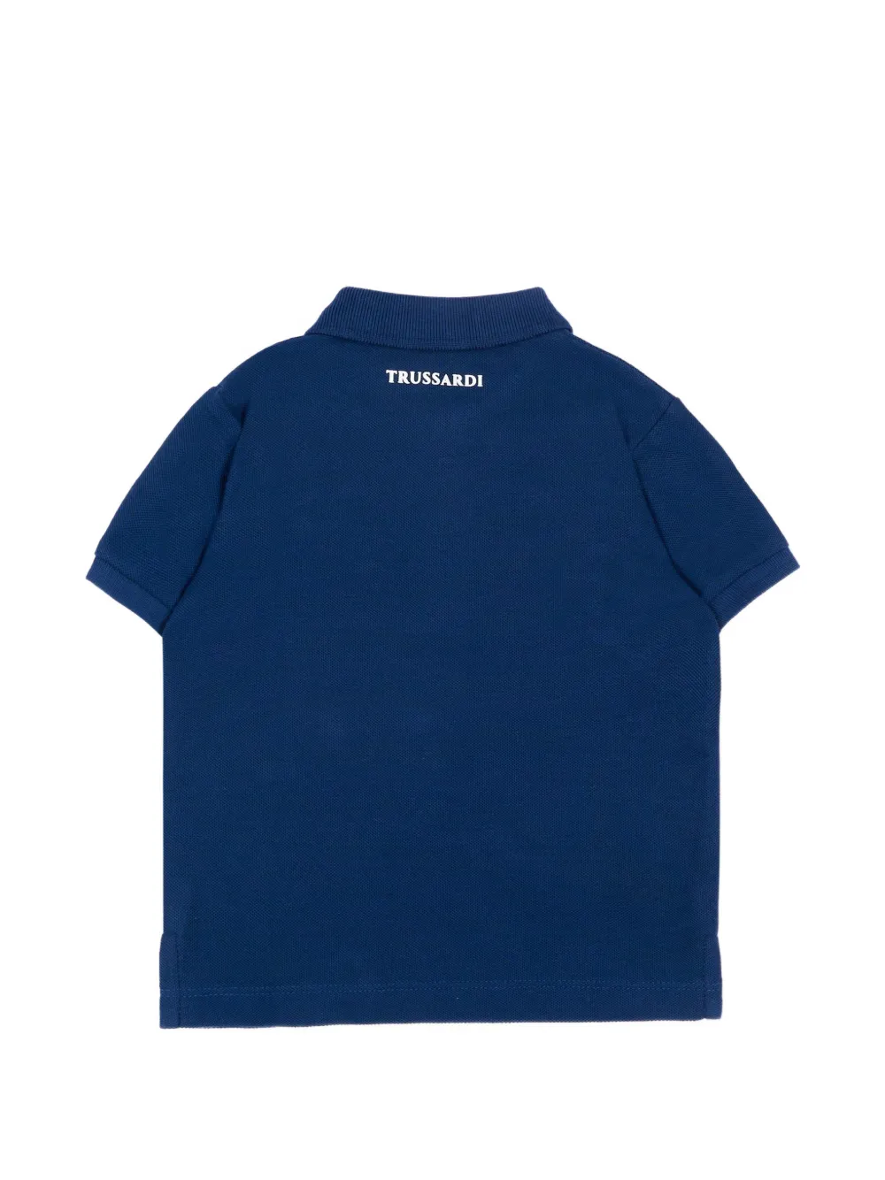 TRUSSARDI JUNIOR Poloshirt met logo en korte mouwen Blauw