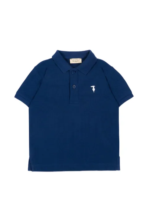 TRUSSARDI JUNIOR short sleeve logo polo