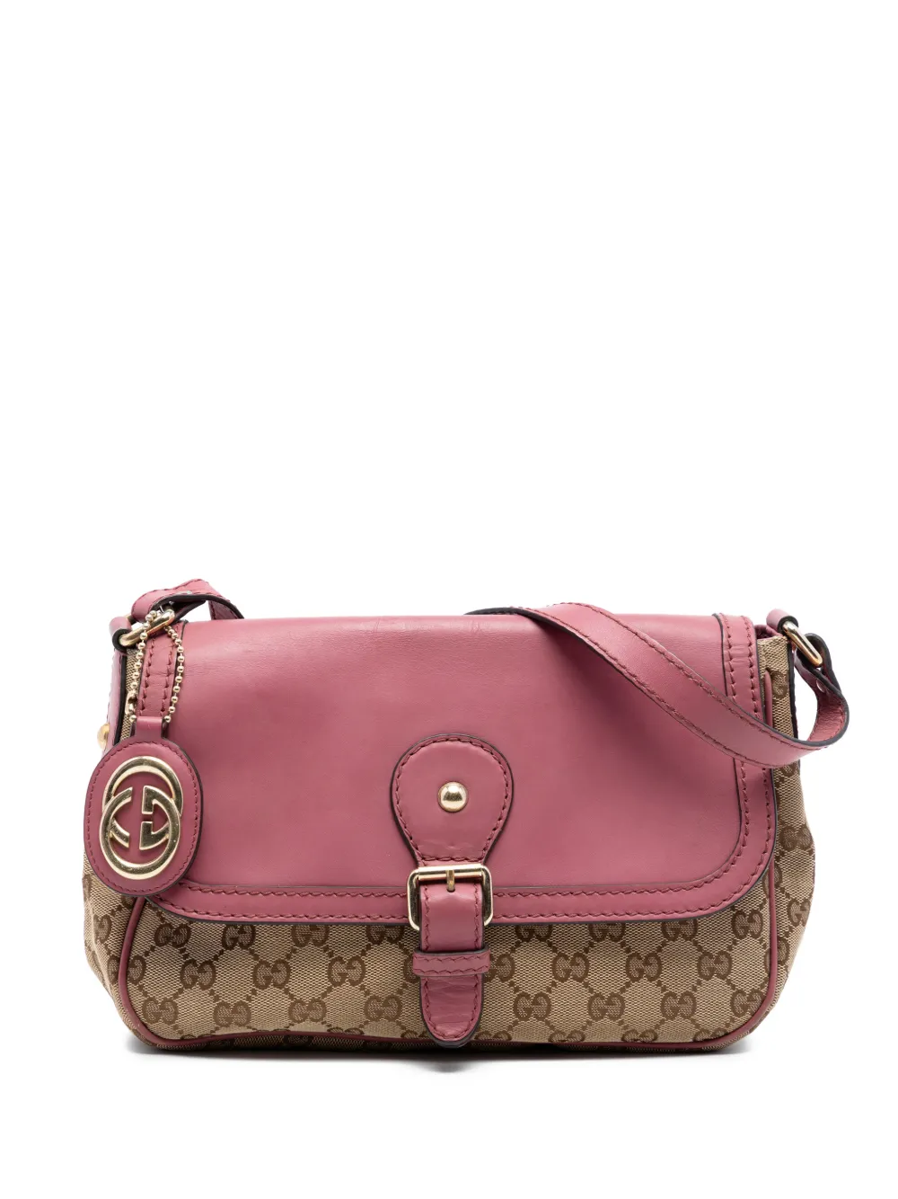 Gucci Pre-Owned 2016-2026 GG Canvas Sukey crossbody bag - Rosa