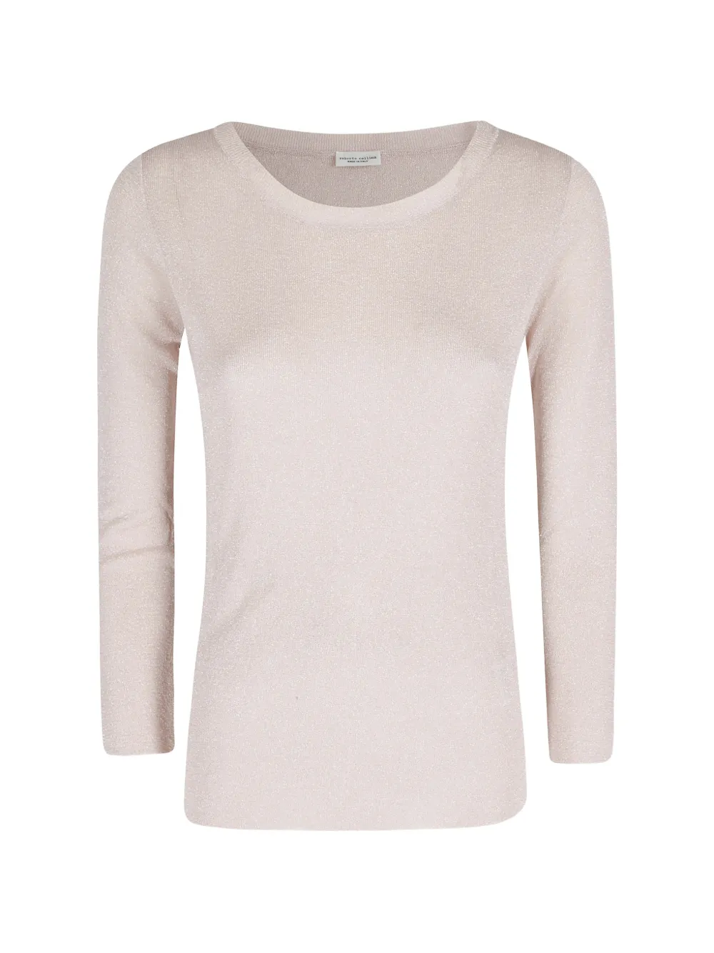 Roberto Collina metallic-effect fine-knit sweater - Toni neutri