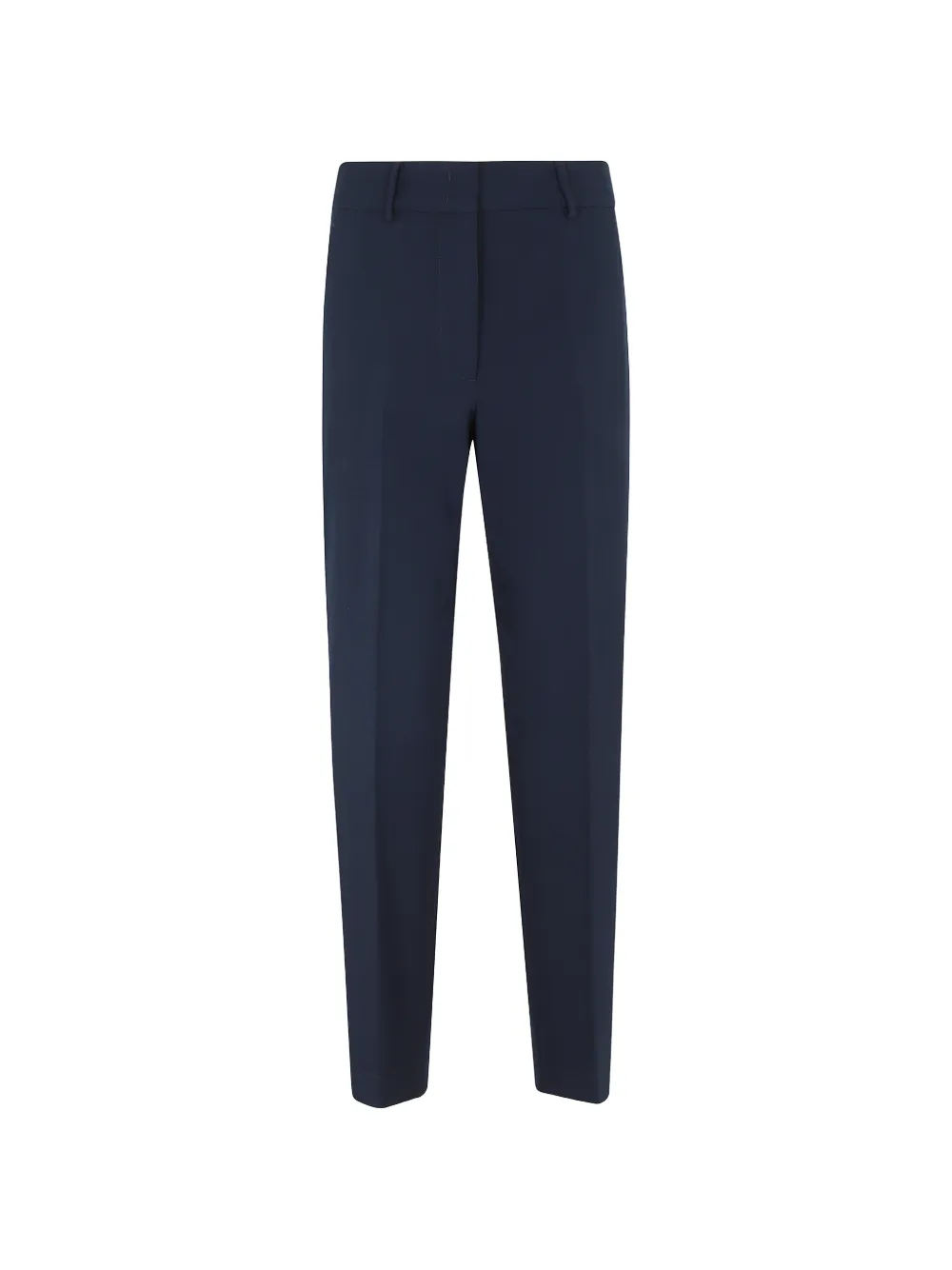 Seventy pressed-crease carrot trousers - Blu