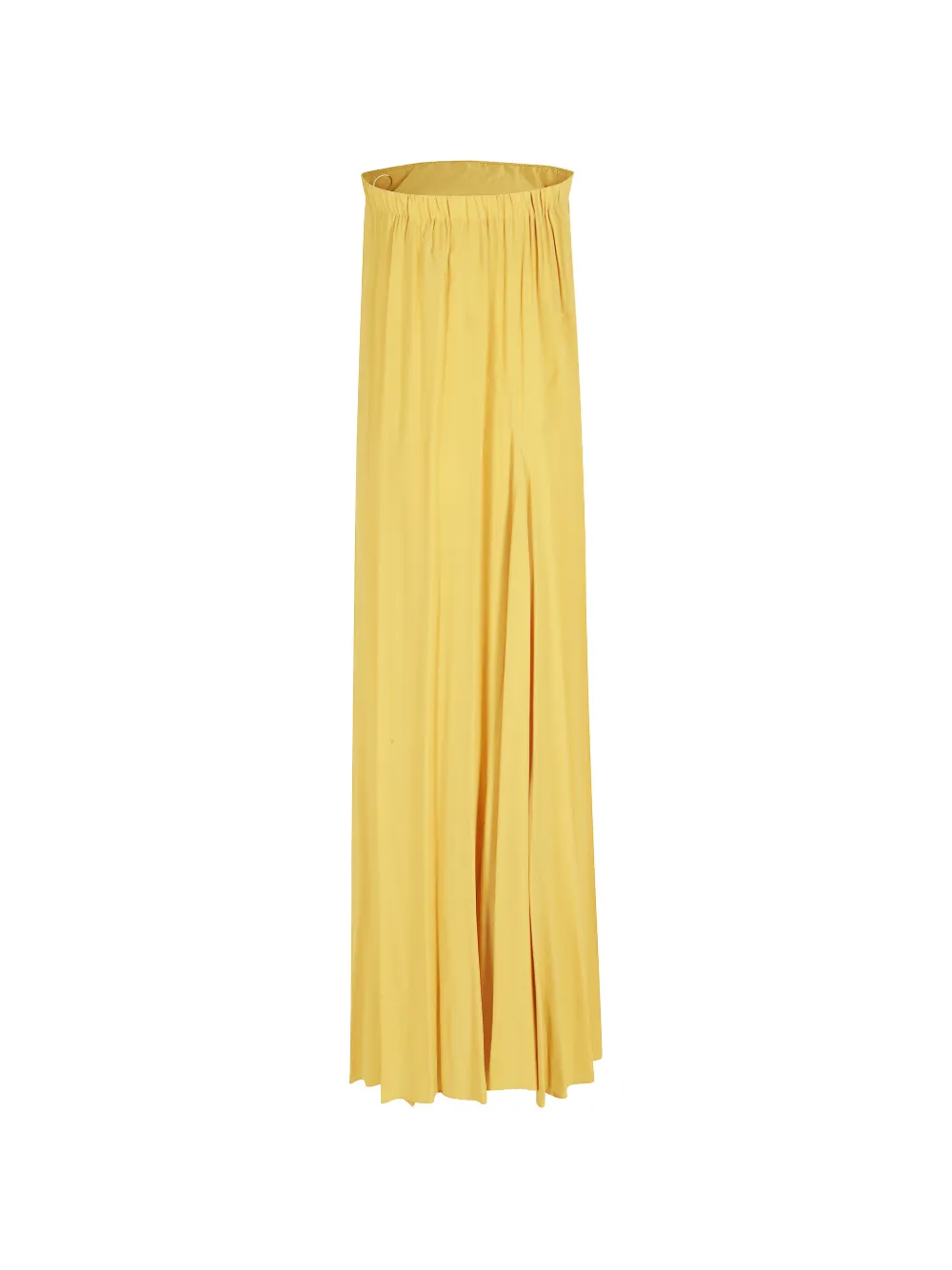 Semicouture Zoey strapless midi dress - Giallo