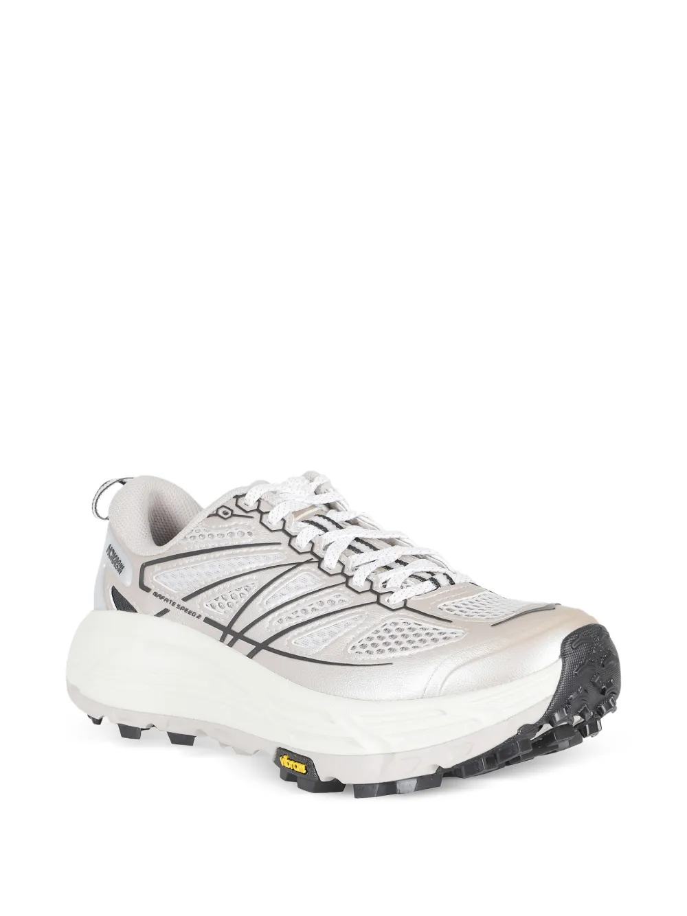 HOKA Sneakers met mesh vlakken Wit
