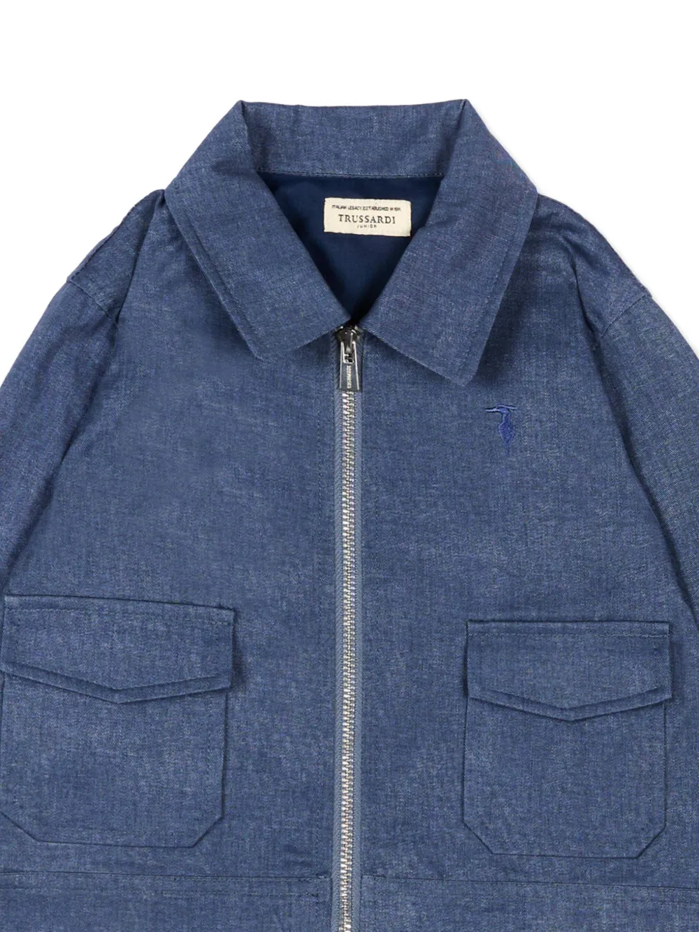TRUSSARDI JUNIOR Jack met rits en zak Blauw