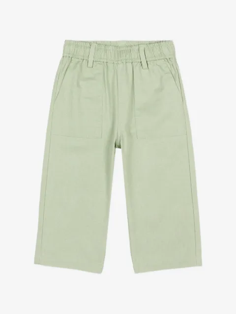 TRUSSARDI JUNIOR pantalon à taille élastiquée