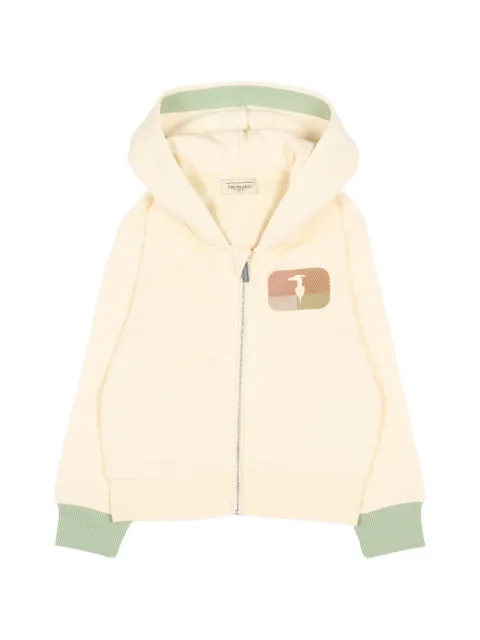 TRUSSARDI JUNIOR zipped hoodie