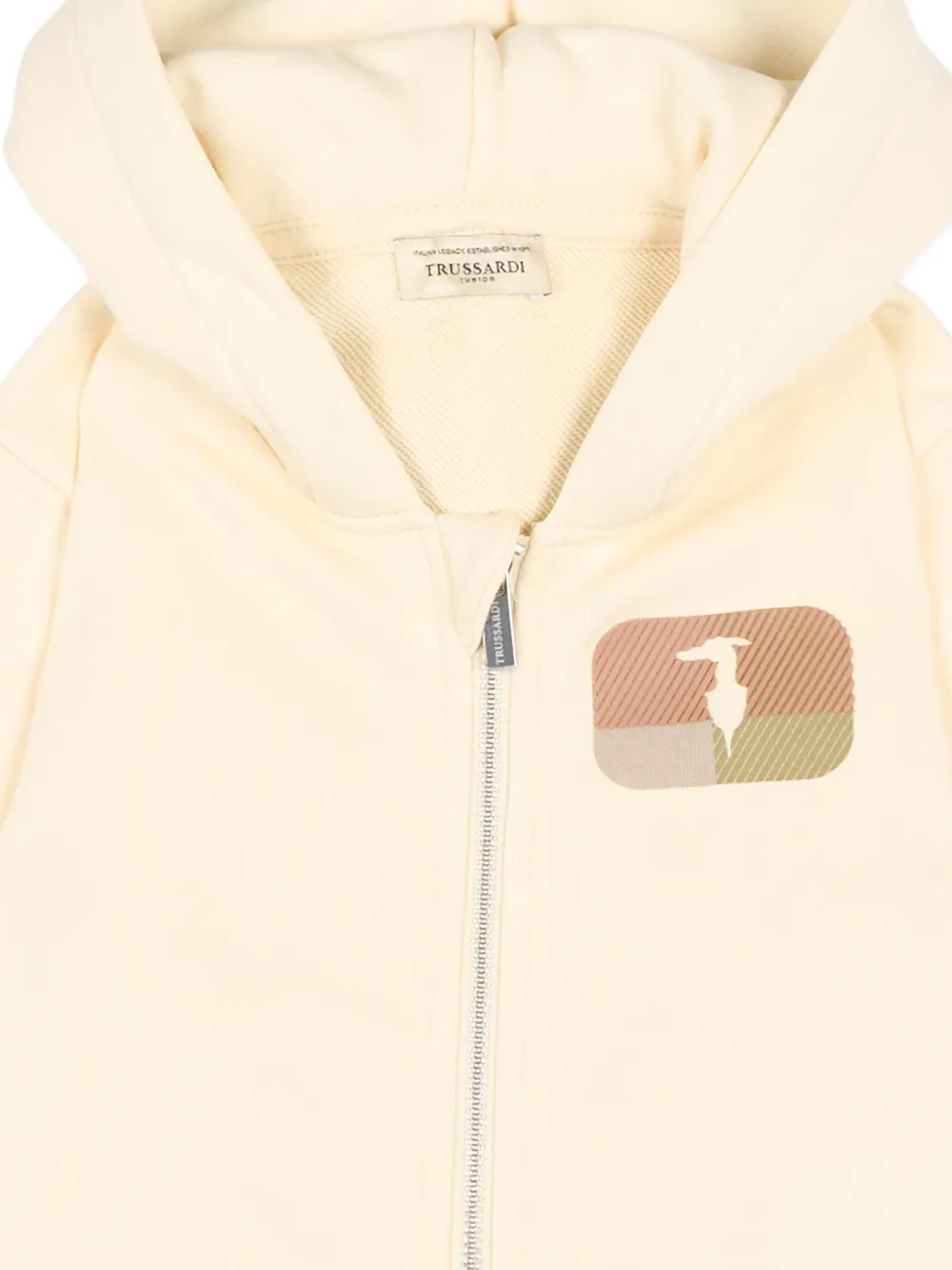 TRUSSARDI JUNIOR Hoodie met rits Beige