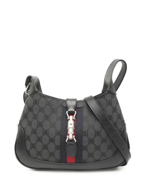 Balenciaga Pre-Owned bolsa crossbody Gucci The Hacker Project Jackie 1961 pequeña de lona BB 2010-2025