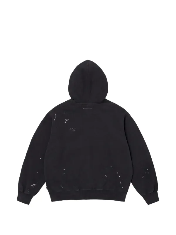 Supreme x MM6 Maison Margiela フーディ Supreme x MM6 Maison Margiela Box Logo zip-up Hoodie | Black