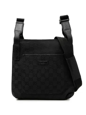 Gucci デニム ハンドバッグ Gucci Pre-Owned 2000-2015 GG デニム ハンドバッグ | ブラック