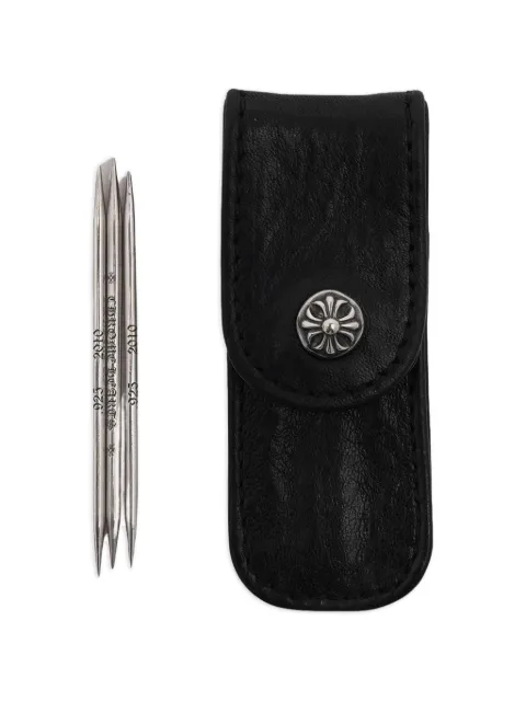 Chrome Hearts logo-engraved toothpick set