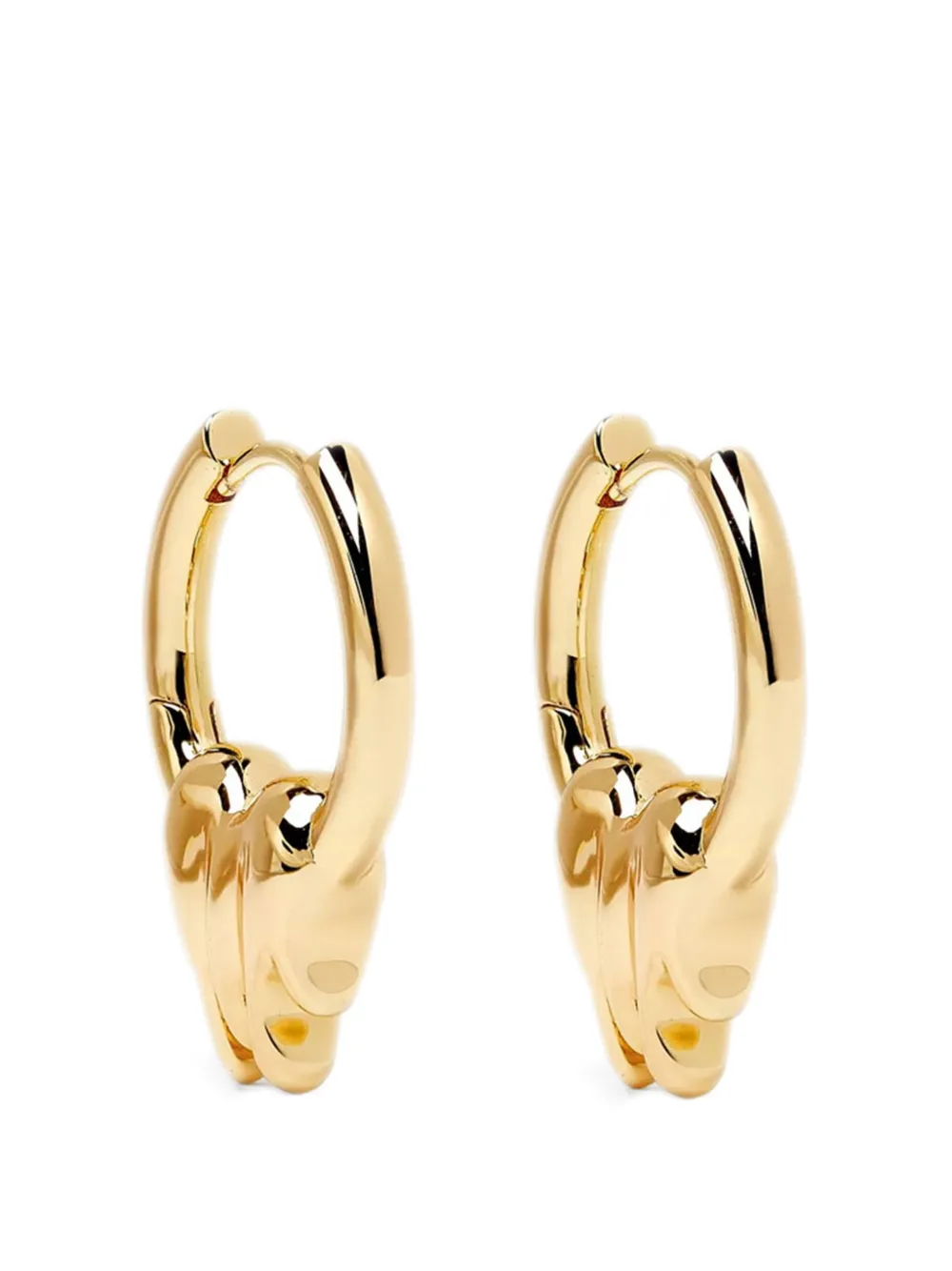 YOJ Loff it maxi hoops earrings - Oro