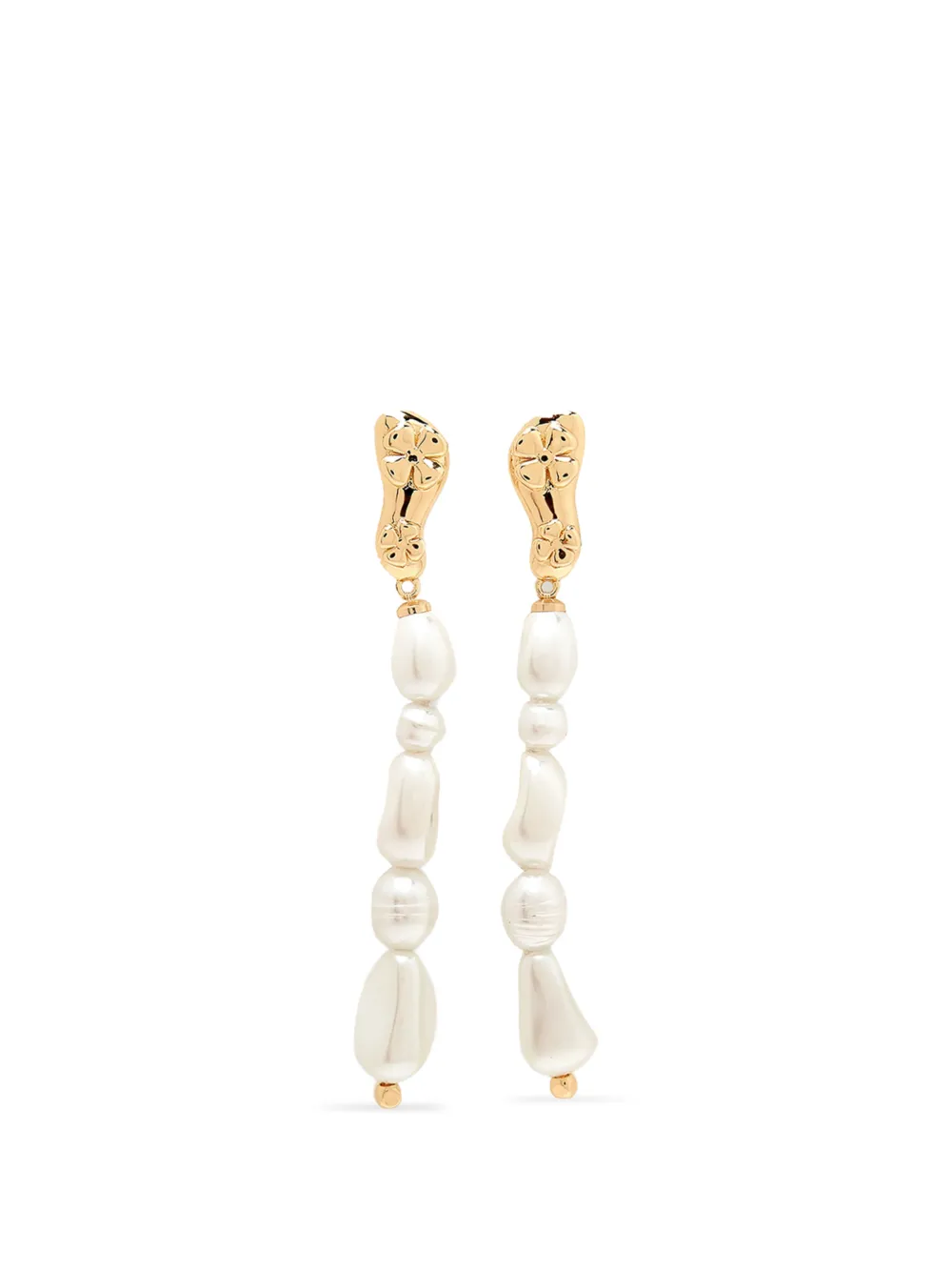 YOJ Eclo pearl earrings - Oro