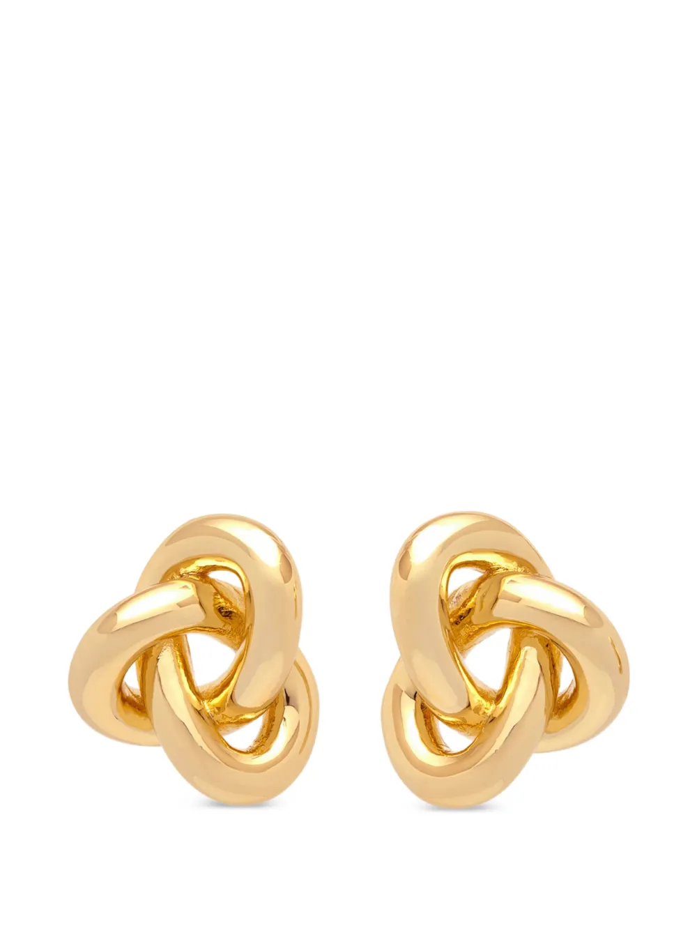 YOJ Kalno knot midi earrings - Oro