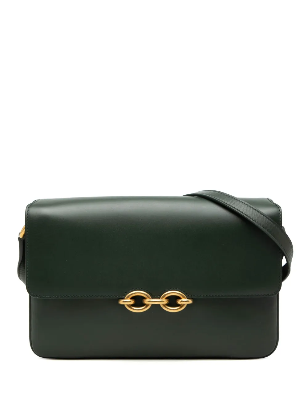 Saint Laurent Pre-Owned 2020 Smooth Calfskin Le Maillon crossbody bag - Grün