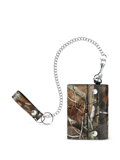 Supreme leather chain wallet