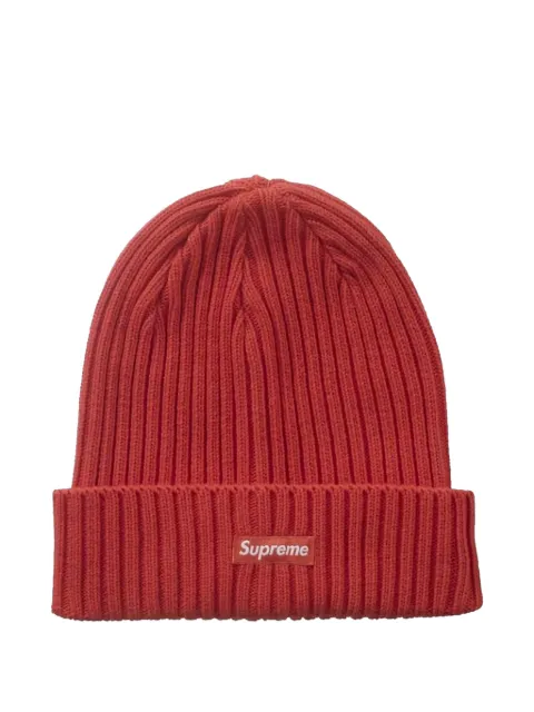 Supreme logo beanie hat
