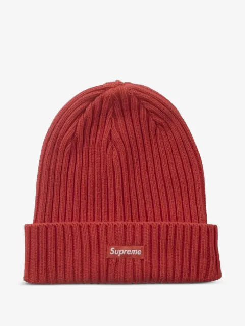Supreme logo beanie hat