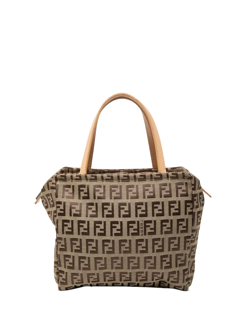 Fendi Pre-Owned 2000-2010 Zucchino Canvas handbag - Marrone