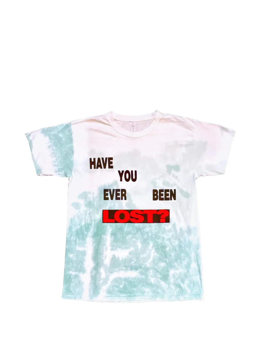 Travis Scott Live at the Gate tie-dye T-shirt - Bianco