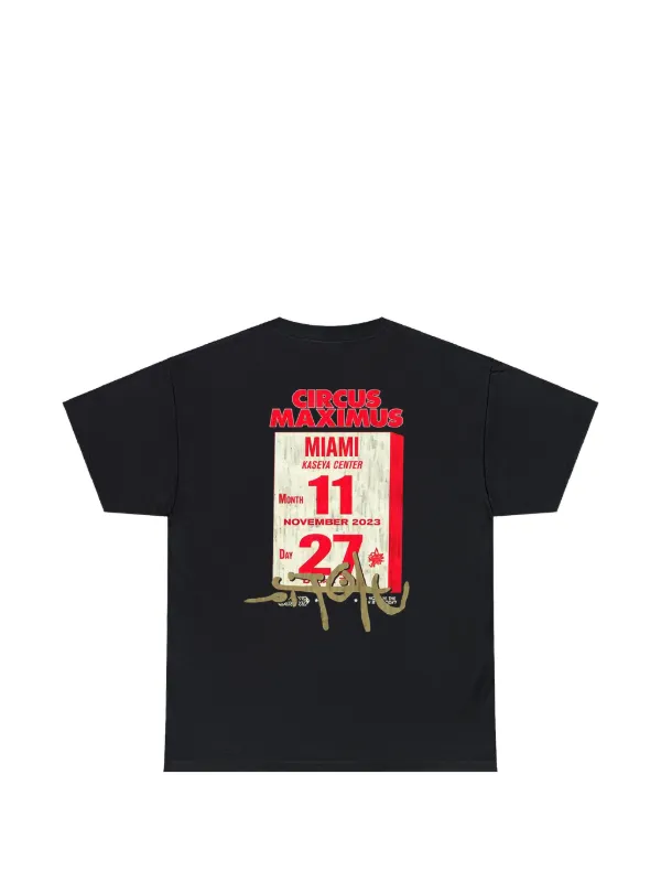 Travis Scott Utopia In Miami T-shirt | Black | FARFETCH