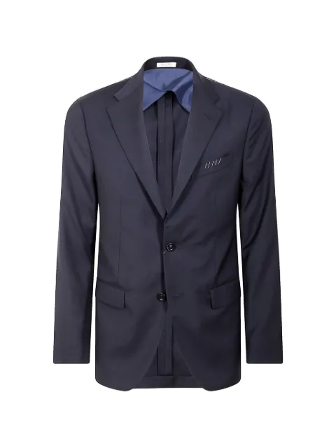 Boglioli  pleated wool blazer