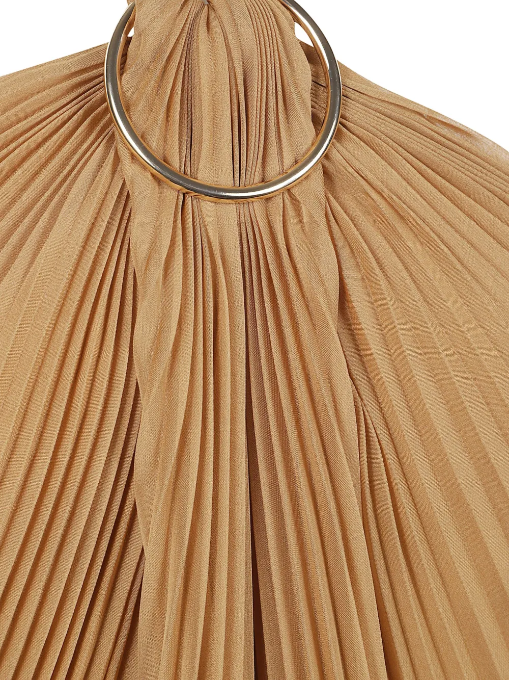 Max Mara Top met ringdetail Beige