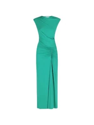strapless open back dress Simkhai Cameron One Shoulder Dress in Cherry main image 1