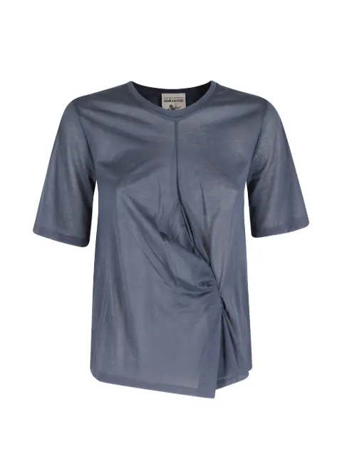 Semicouture playera con detalle retorcido
